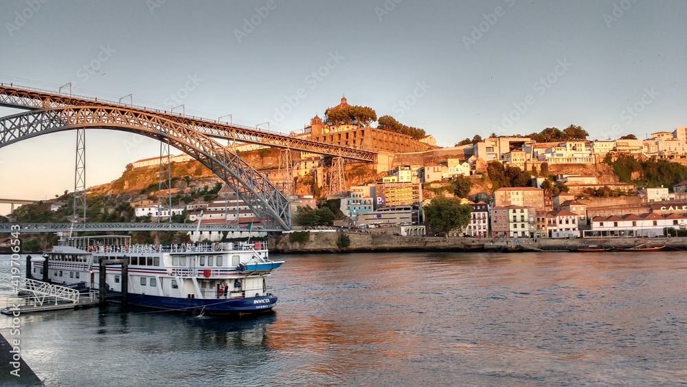Porto city and Don Luis I bridge, Porto, Portugal