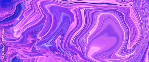 Abstract fluid background purple and blue colors. Illustration