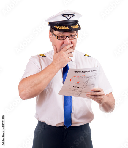 Foto The investigation of air accident