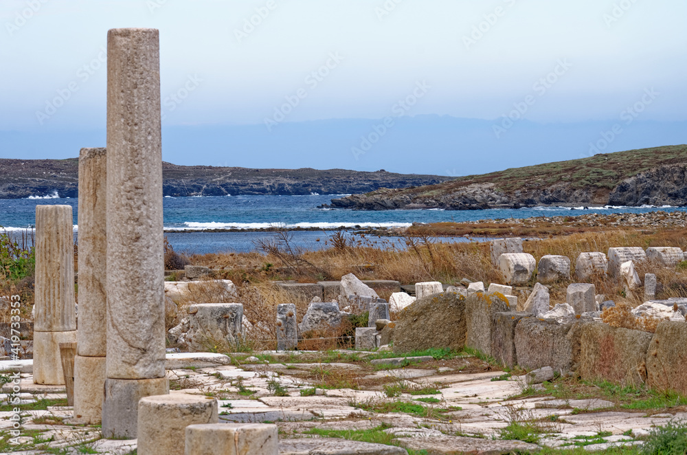 Archaeological Site of Delos - Mykonos - Greece