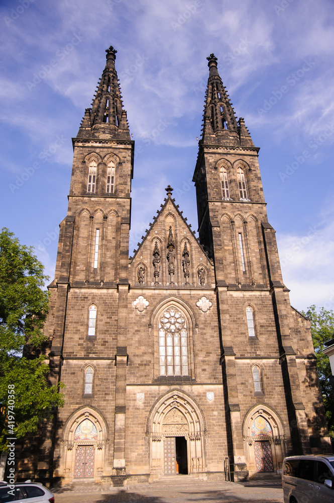 Basilica of Saints Peter and Paul in Prague city center