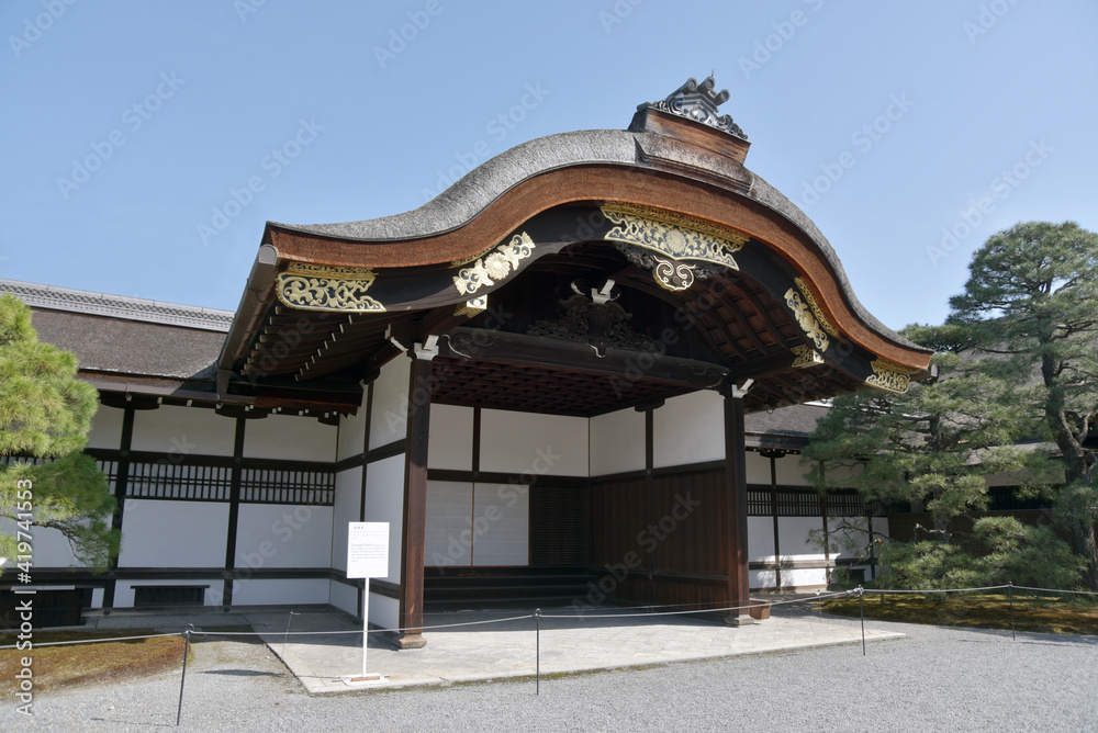 Naklejka premium 京都御所 御車寄 京都市