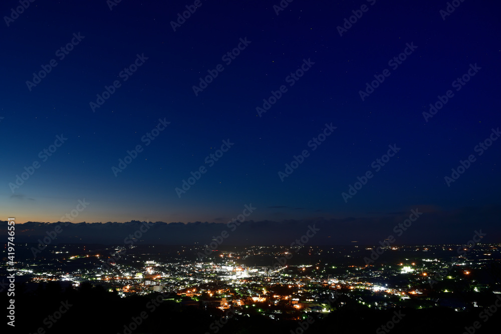 町の夜景