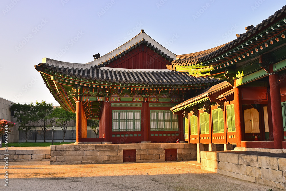 한국의 고궁 건축물의 아름다움