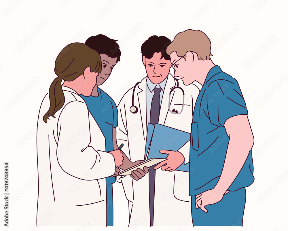 Doctors are gathering in one place to share their opinions. Doctors are gathering in one place to share their opinions.