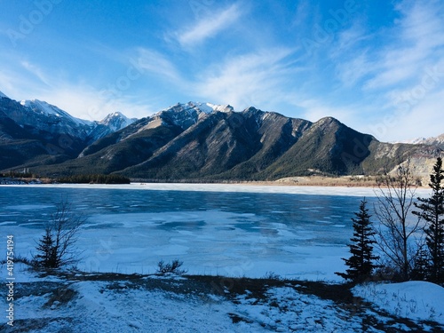 The Bow valley in winter