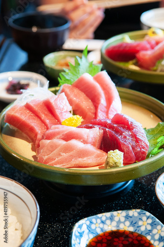 Japanese fresh Tuna Sashimi Toro Otoro Maguro Chutoro