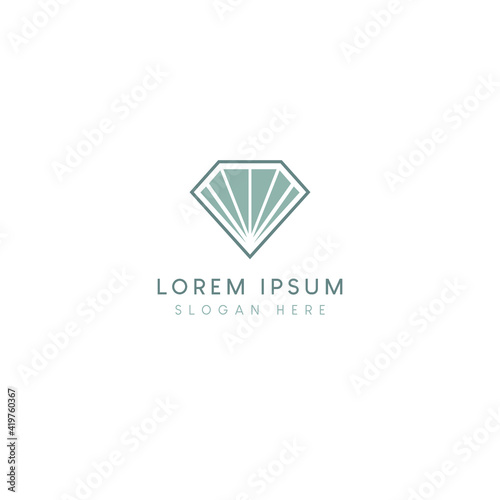 Logo diamon vector design template