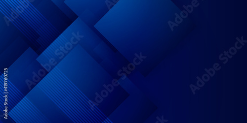 Modern abstract blue square background with 3d concept. Modern blue abstract presentation background with shadow 3d layered light rectangle. Vector illustration design for presentation, banner, cover
