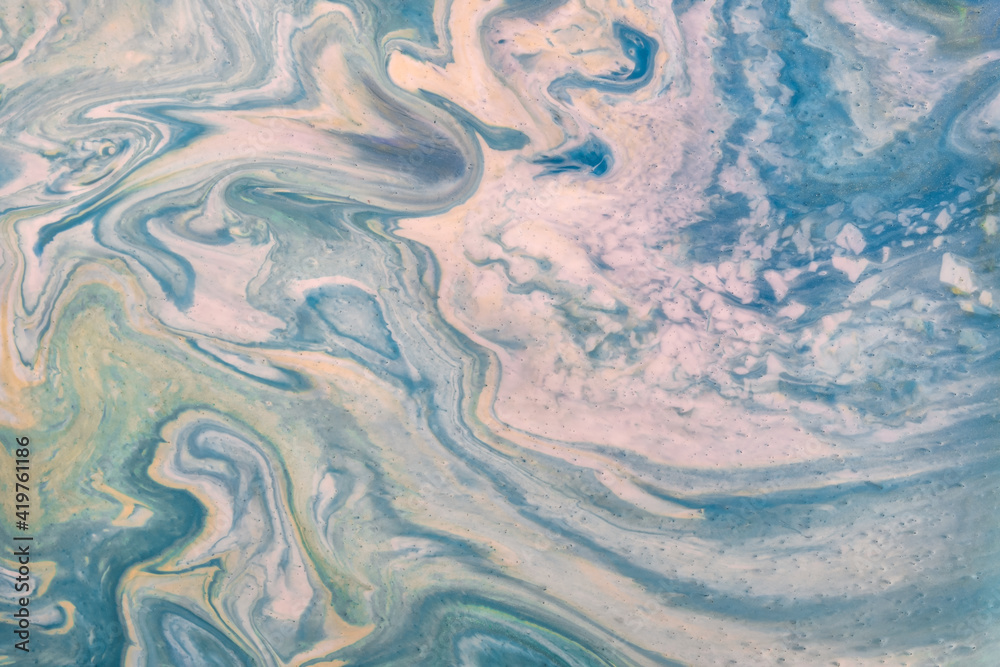 Abstract fluid art background blue and white colors. Liquid acrylic painting Abstract fluid art background blue and white colors. Liquid acrylic painting