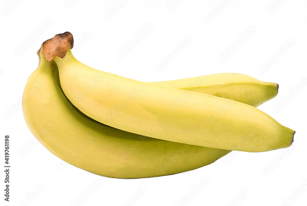 Banana isolated on white. Banana isolated on white.