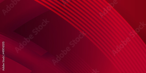 Red maroon 3d abstract backgrund vector, modern corporate concept.  photo