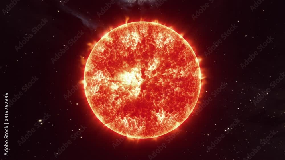 Red Giant Star concept animation version 02