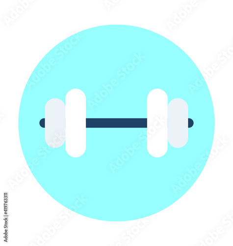 Dumbbell Vector Illustration