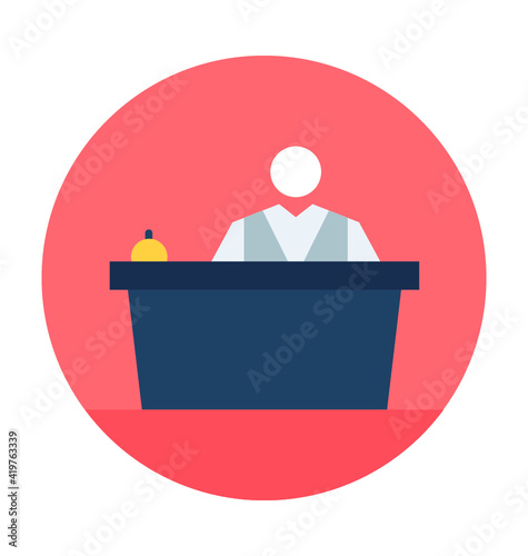 Reception Vector Illustration