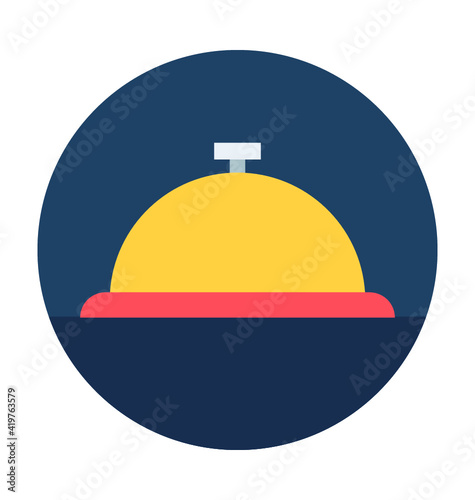 Platter Vector Illustration