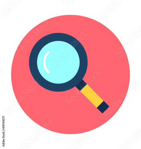 Magnifier Vector Icon