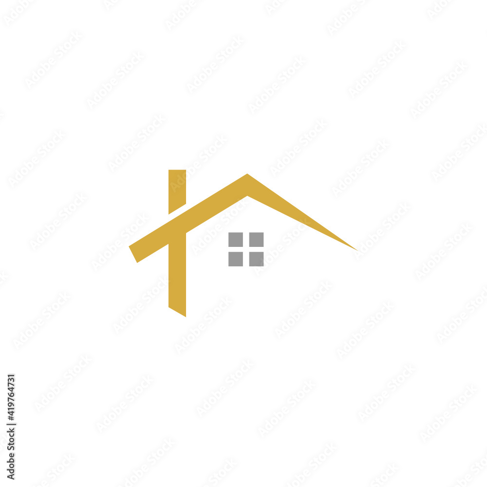 Real Estate geometric unique for logo icon graphic