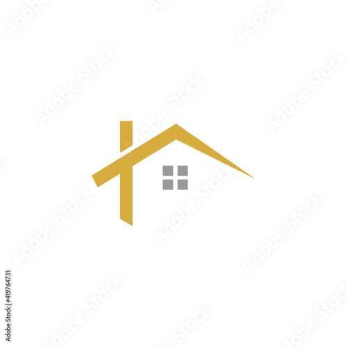 Real Estate geometric unique for logo icon graphic