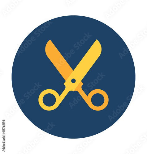 Scissor Vector Icon
