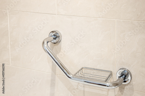 bathroom handle for the disabled and elderly.