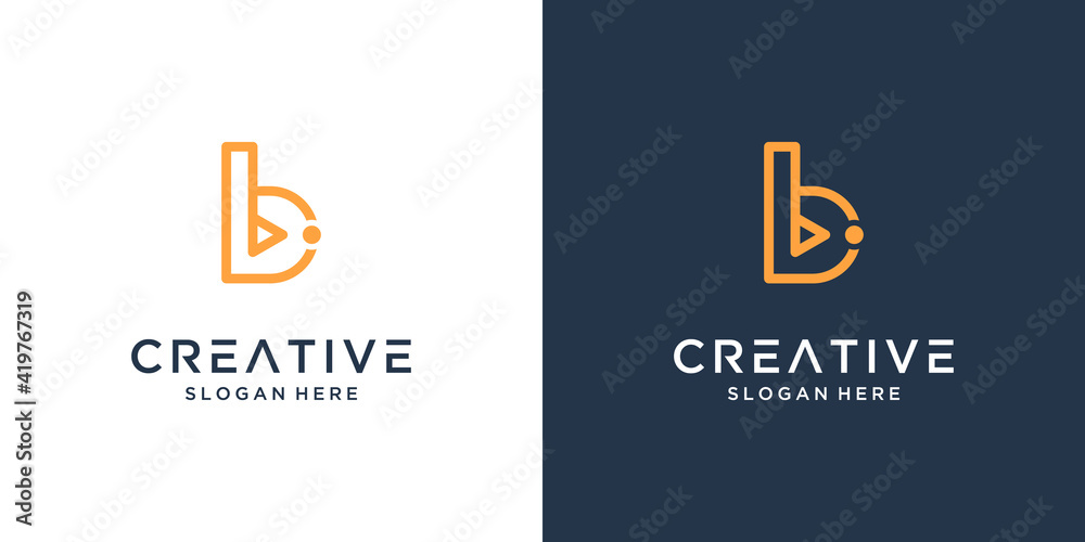Letter B logo design inspiration Letter B logo design inspiration