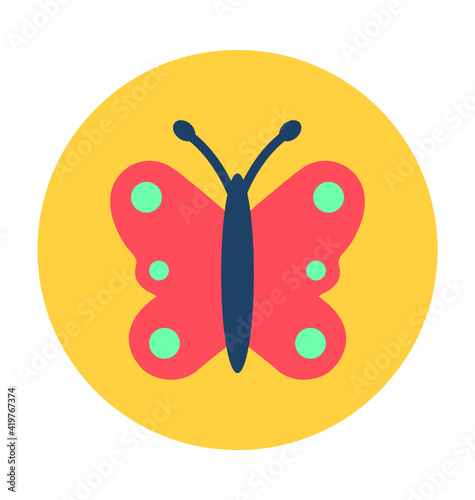 Butterfly Vector Icon