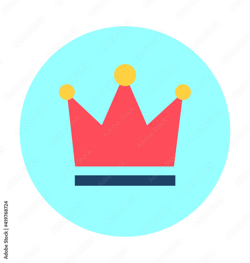 Crown Vector Icon Crown Vector Icon