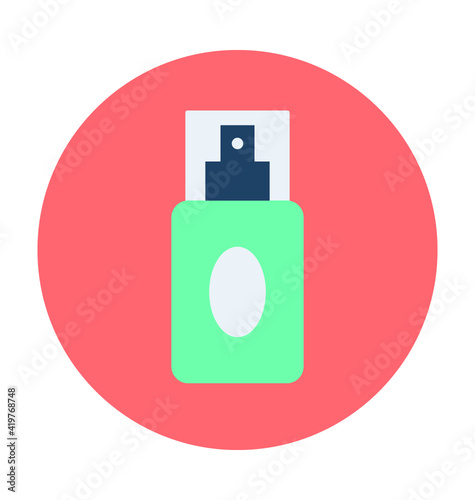 Hair Spray Vector Icon
