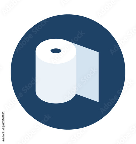 Tissue Roll Vector Icon