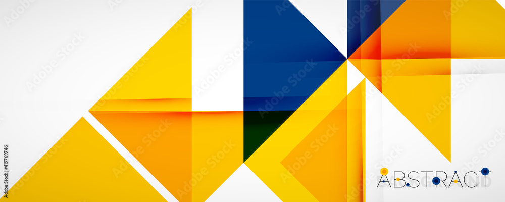 Set of vector triangle geometric backgrounds. Vector illustration for covers, banners, flyers and posters and other designs Set of vector triangle geometric backgrounds. Vector illustration for covers, banners, flyers and posters and other designs