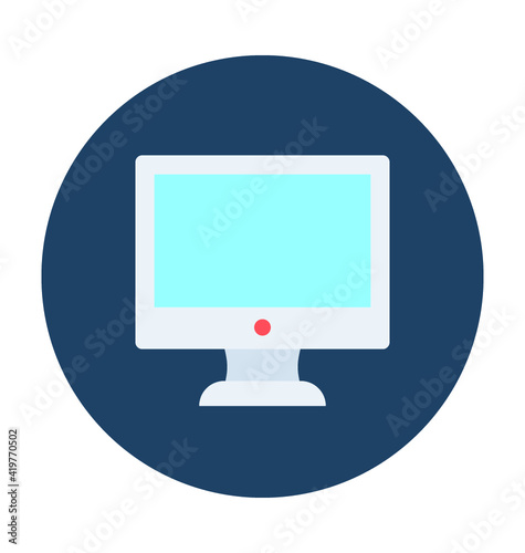 Monitor Vector Icon