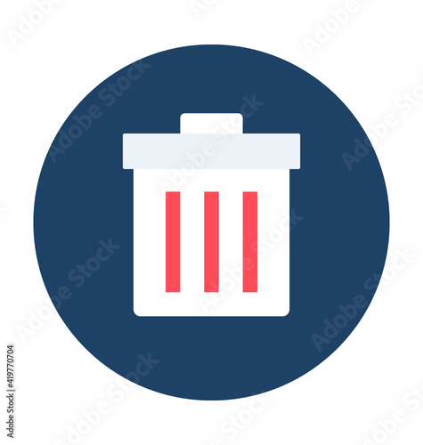 Dustbin Vector Icon