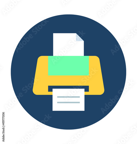 Printer Vector Icon