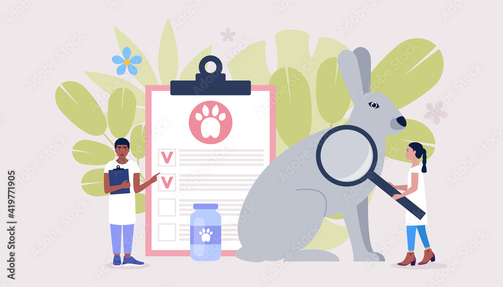 Fototapeta premium Veterinary science concept