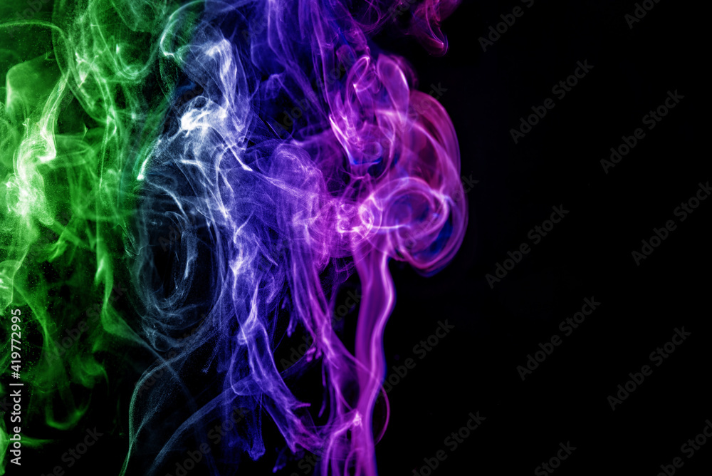 Abstract multi coloured smoke as background. Abstract multi coloured smoke as background.