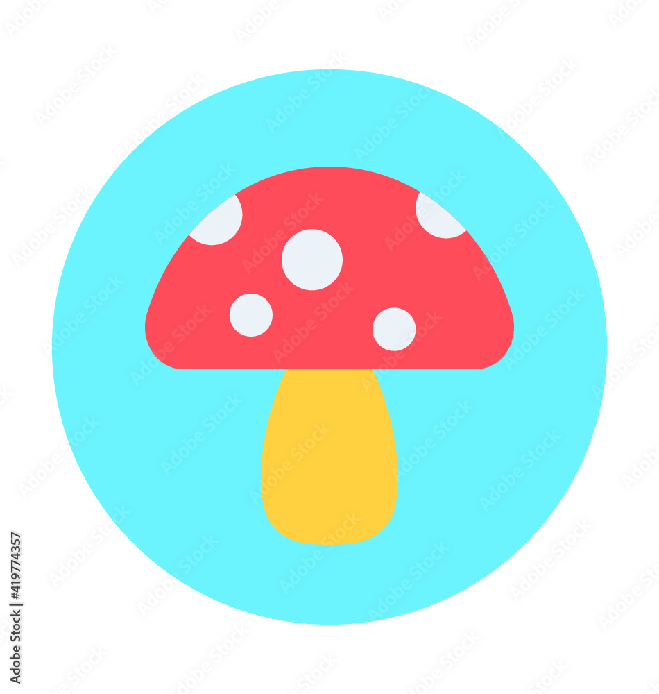 Mushroom Vector Icon Mushroom Vector Icon