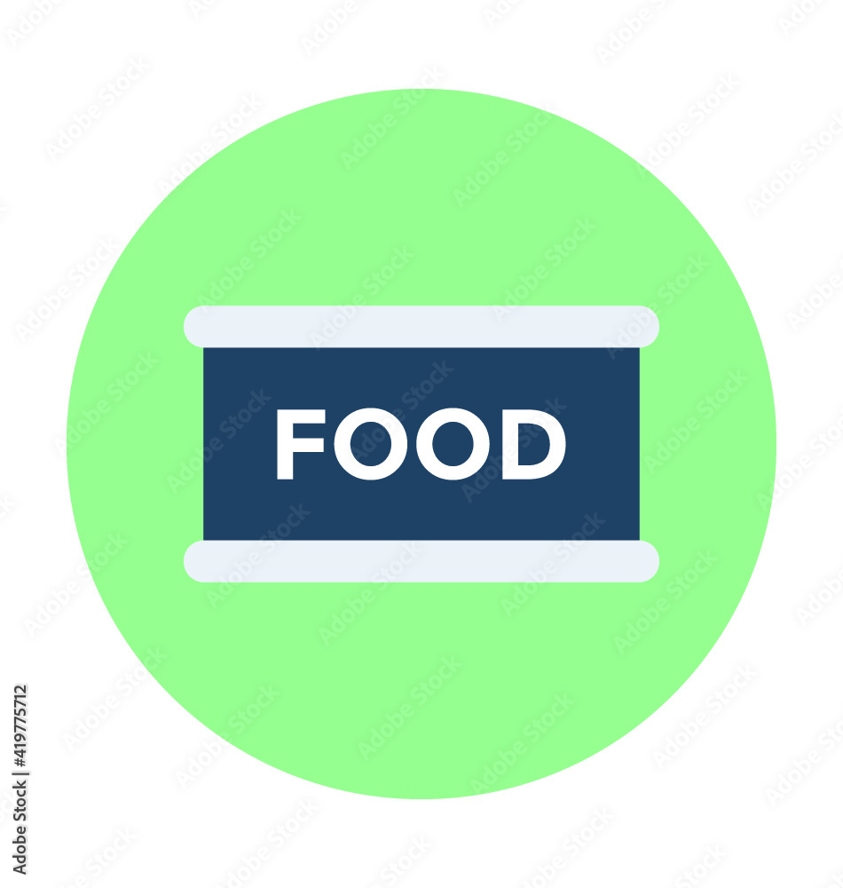 Canned Food Vector Icon