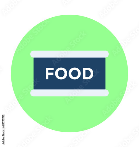 Canned Food Vector Icon