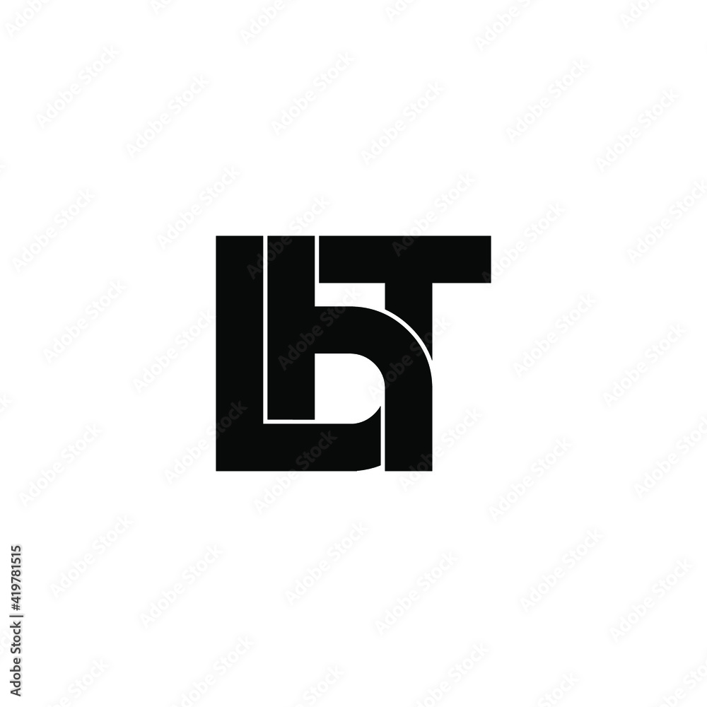 lbt letter original monogram logo design
