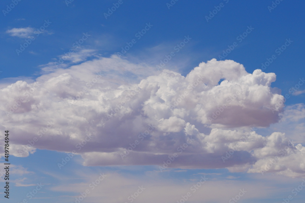 Blue sky with white cloud, cloudscape against blue sky. Blue sky with white cloud, cloudscape against blue sky.