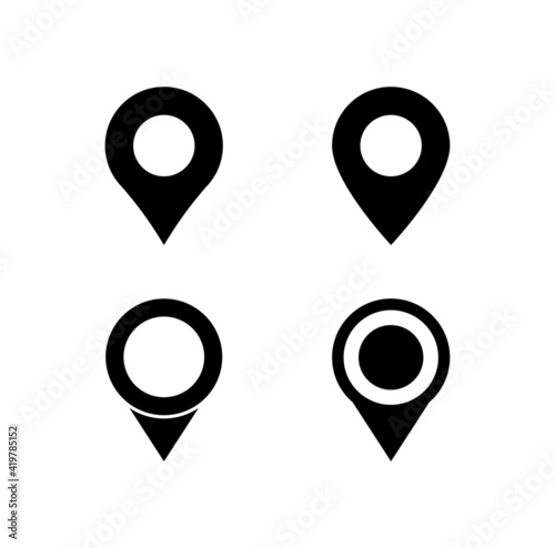 Free Download pin map icon, location pin collection - GFXLoad