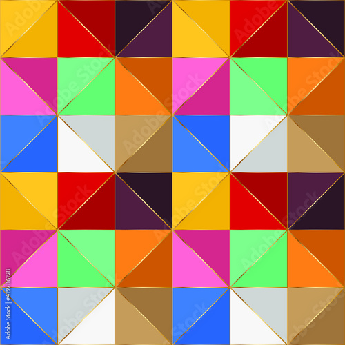 abstract background with triangles