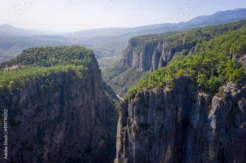 Tazi Canyon (Bilgelik Vadisi) in Manavgat, Antalya, Turkey. Amazing landscape and cliff. Greyhound Canyon, Wisdom Valley. © Alexey Oblov