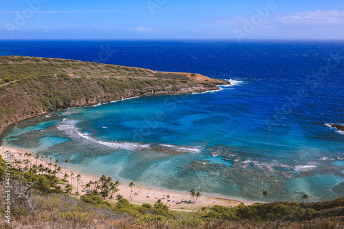 Hanauma bay Oahu island Hawaii   Sea Nature Ocean Landscape Beach Travel   © youli