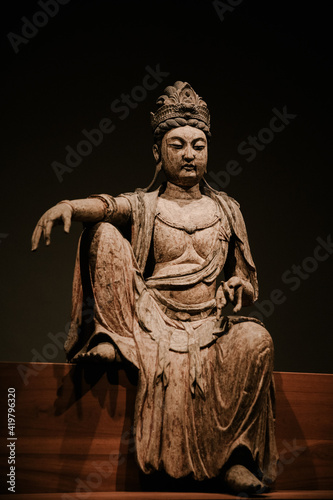 Buddha statue at Honolulu Museum of Art, Oahu, Hawaii