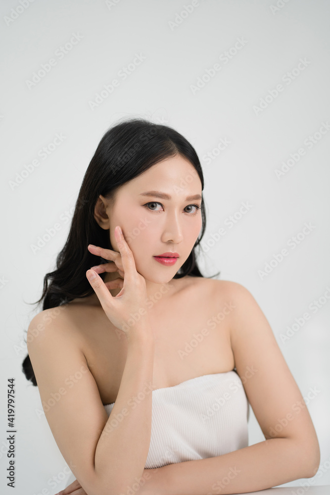 Beautiful Asian woman have fresh skin from skin care. Beauty concept. Beautiful Asian woman have fresh skin from skin care. Beauty concept.