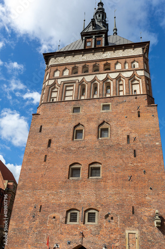 The Old Town Prison Tower in Gdansk Poland. Contains an amber museum