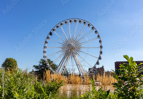  Ferris wheel on the Granary Island in Gdansk, Poland