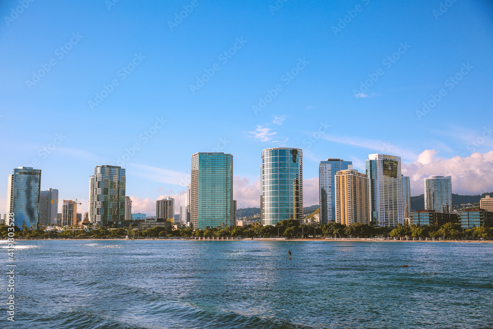 Coastal City of Honolulu, Oahu Hawaii | Forest Nature Landscape Travel 